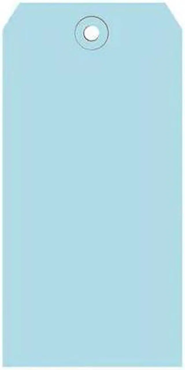 Main image of PARTNERS BRAND G11071B Shipping Tags, 13 Pt., 5 3/4" x 2 7/8", Light Blue,