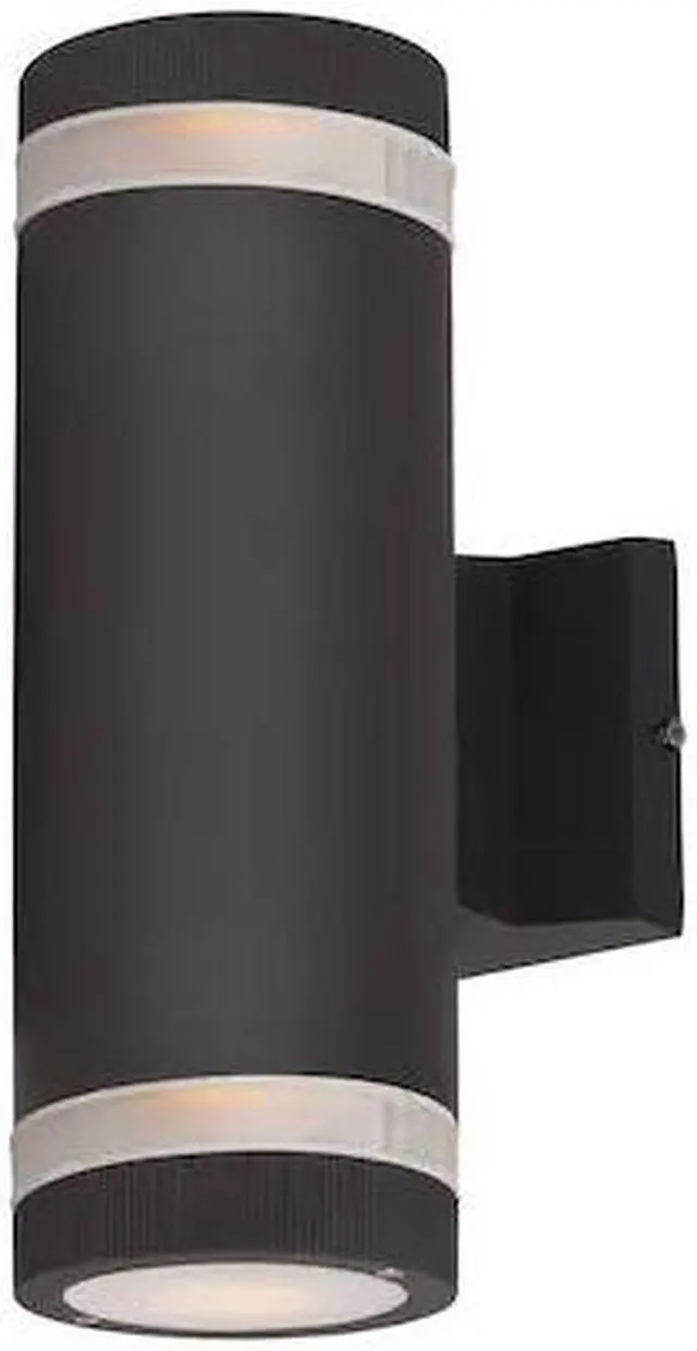 Main image of MAXIM 6112ABZ Lightray 2-Light 4.25" Wide Architectural Bronze Outdoor Wall