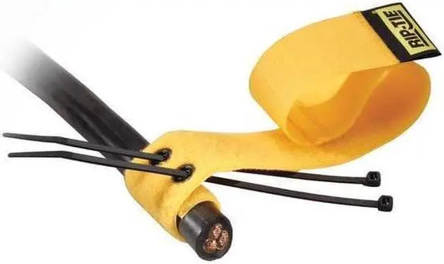 Alt view image 2 of 2 - RIP-TIE EW-12-010-BK Cable Tie Strap, 12 in L, 3-1/2 in Max Bundle Dia., Black,