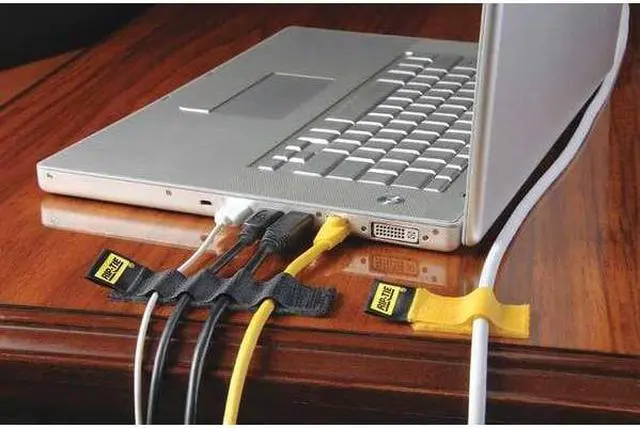 Alt view image 3 of 3 - RIP-TIE C-02-005-BK Cable Tie Strap, 2 in L, 1/2 in Max Bundle Dia., Black,