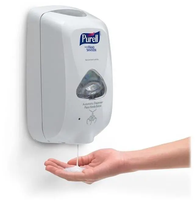 Alt view image 10 of 17 - PURELL TFX Touch Free Dispenser, 1200ml, 6-1/2w x 4-1/2d x 11-1/4h, Gray