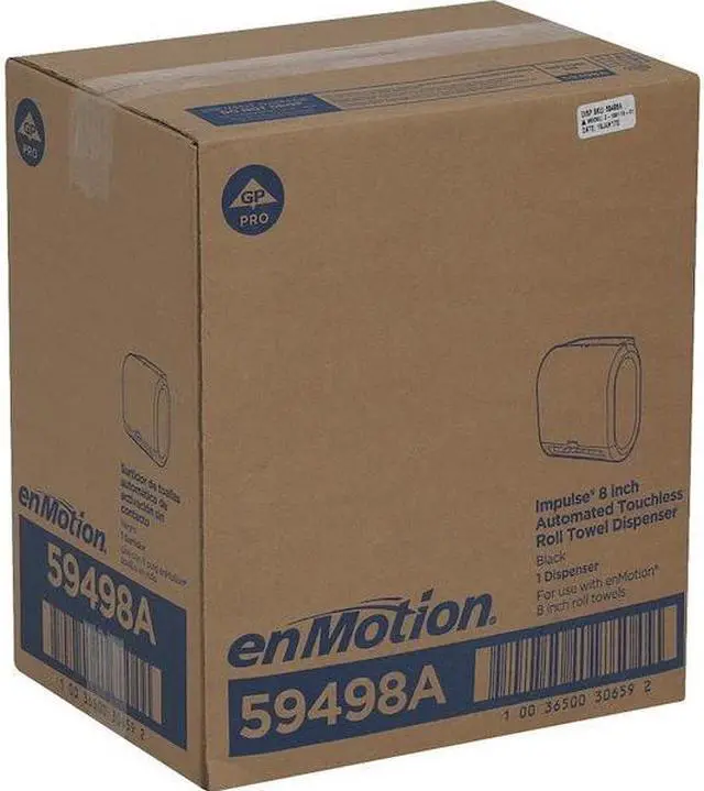 Alt view image 2 of 7 - GEORGIA-PACIFIC 59498A enMotion 8 in Automated Touchless Paper Towel Dispenser,