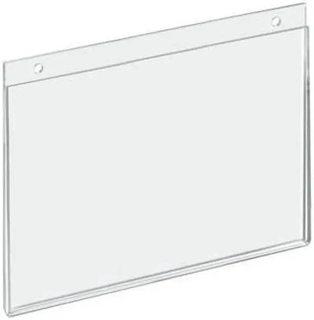 Alt view image 2 of 6 - AZAR DISPLAYS 162715 Clear Acrylic Wall Hanging Frame 11" Wide x 8.5'' High-
