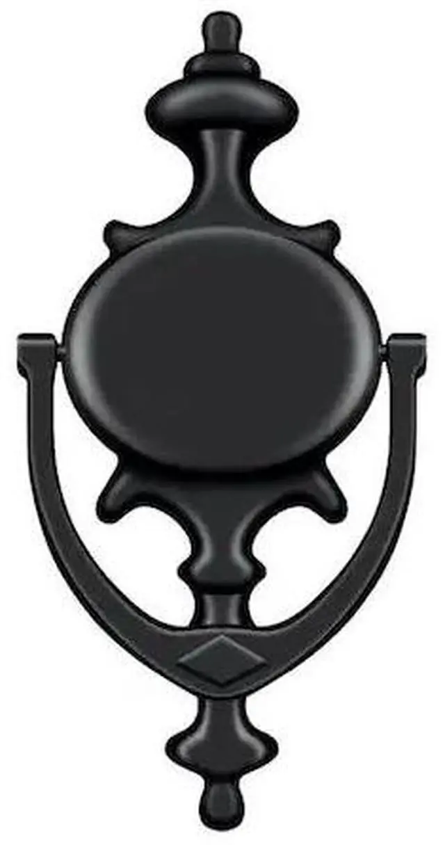 Alt view image 2 of 2 - Imperial Solid Brass Door Knocker (Paint Black)