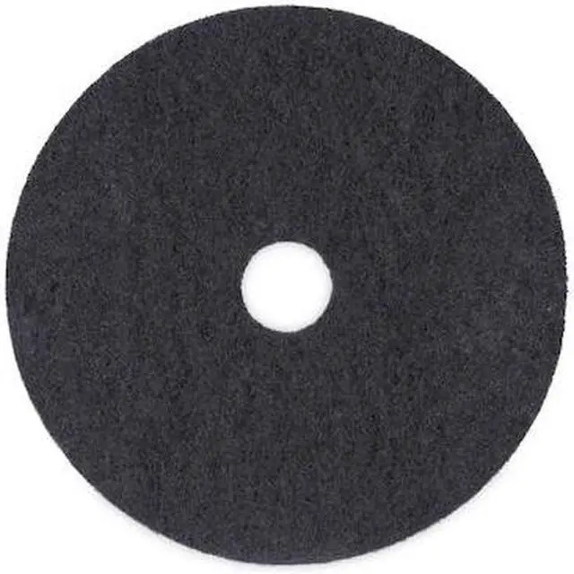 Alt view image 2 of 14 - Boardwalk Stripping Floor Pads 20" Diameter Black 5/Carton BWK4020BLA