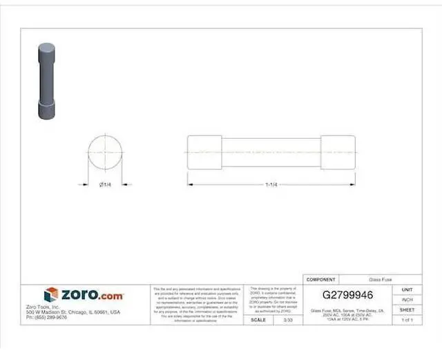 Alt view image 3 of 4 - 2A Time Delay Cylindrical Glass Fuse 250VAC 5PK EATON BUSSMANN MDL-2-R