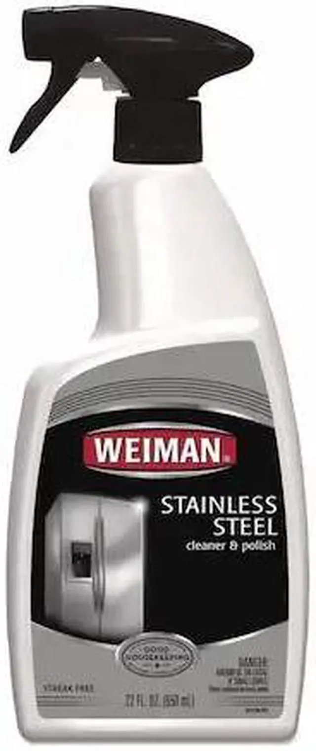 Alt view image 5 of 12 - WEIMAN Stainless Steel Cleaner and Polish Floral Scent 22 oz Trigger Spray Bottle 108EA