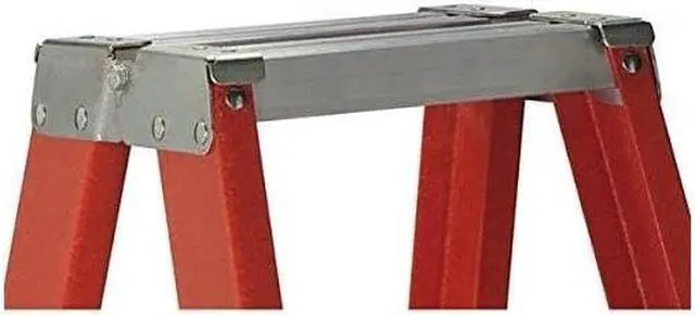 Alt view image 4 of 9 - LOUISVILLE FM1404HD 4 ft Fiberglass Twin Stepladder, 375 lbs. Capacity