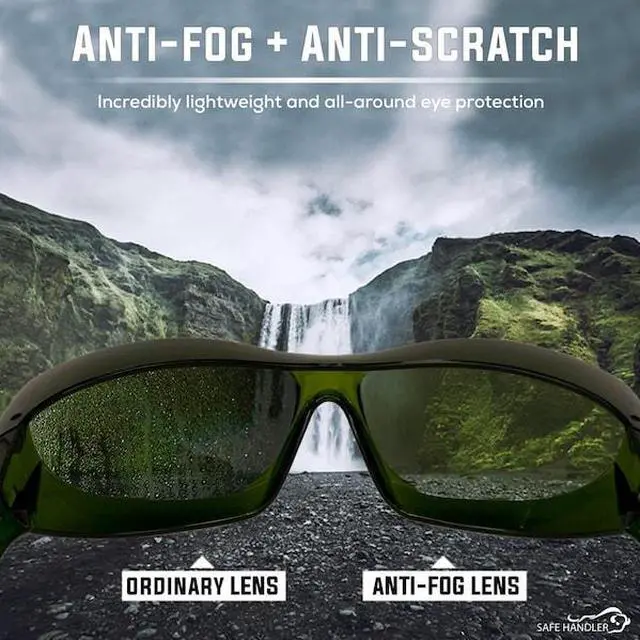 Alt view image 4 of 7 - BISON LIFE SH-PRXSG-FCGN-MS14-IR3 PrimeX IR5, Welding Safety Glasses, Anti-Fog