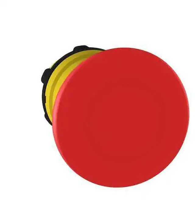 Alt view image 2 of 5 - SCHNEIDER ELECTRIC ZB5AT84TQ Emerg. Stop Push Button,Red,22mm