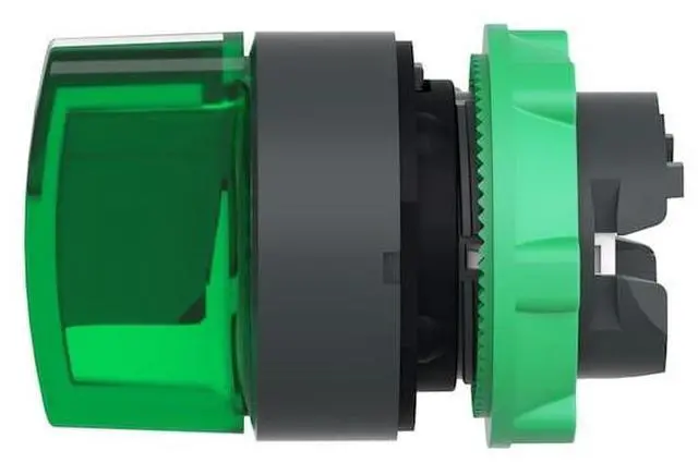 Alt view image 5 of 5 - SCHNEIDER ELECTRIC ZB5AK1533 Illum Selector Switch,3 Pos,22mm,Green