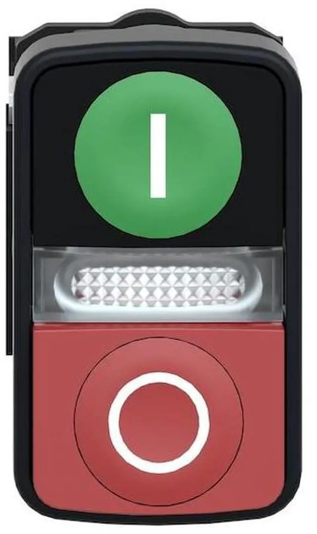 Alt view image 2 of 5 - Pushbutton, Plastic, Green/Red, 120V Light