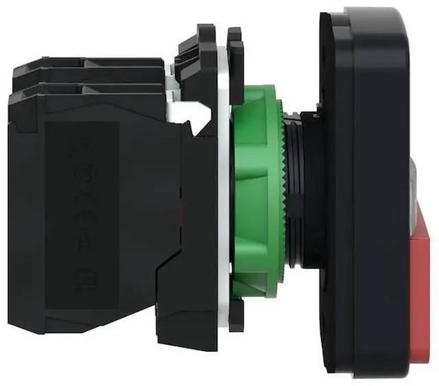 Alt view image 3 of 5 - Pushbutton, Plastic, Green/Red, 120V Light