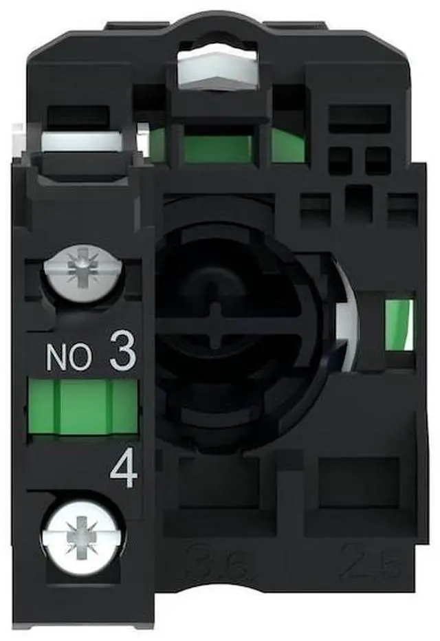 Alt view image 5 of 6 - SCHNEIDER ELECTRIC XB5AA51 Flush Push Button Operator, 22 mm, 1NO, Yellow