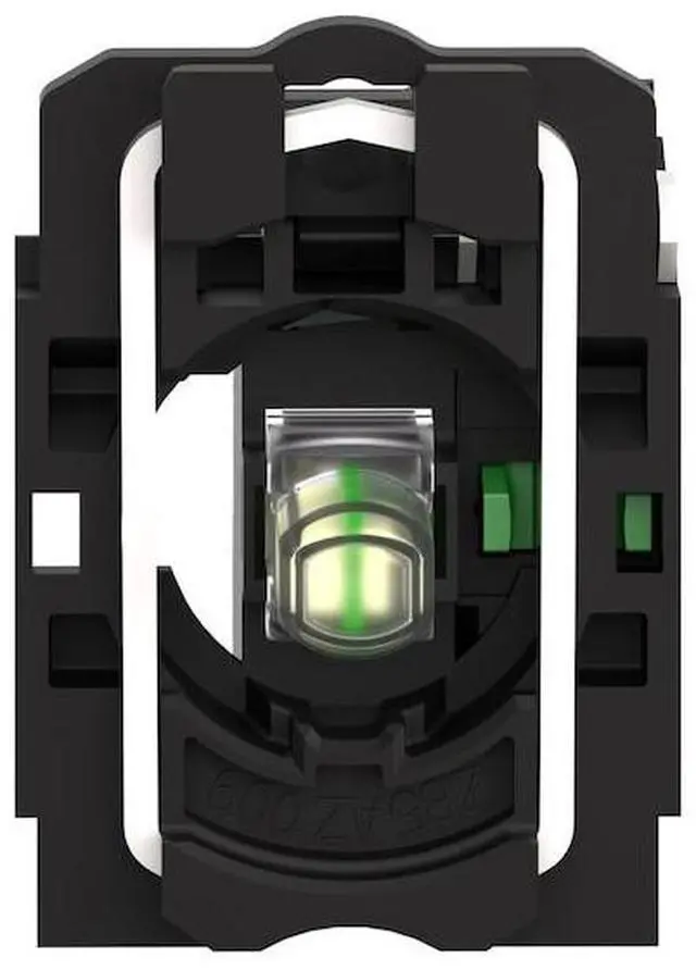Alt view image 2 of 3 - SCHNEIDER ELECTRIC ZB5AW0B11 Lamp Module and Contact Block,22mm,1NO