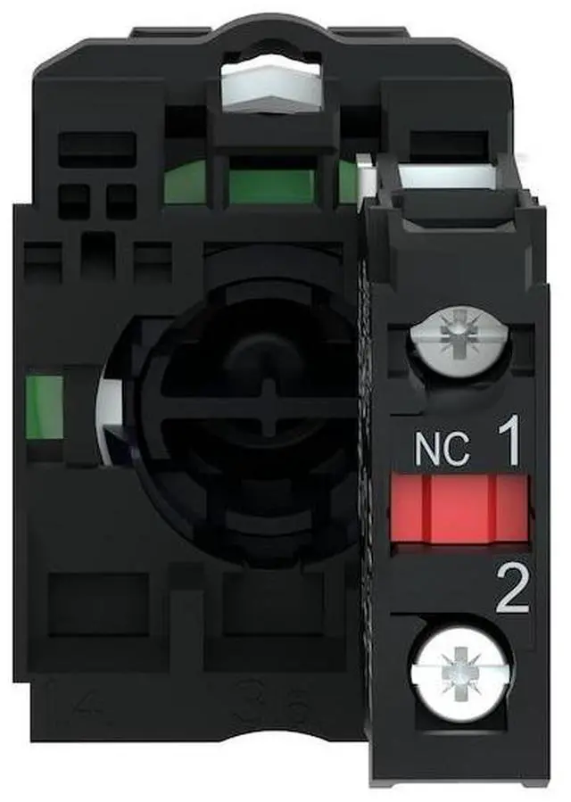 Alt view image 6 of 7 - SCHNEIDER ELECTRIC XB5AA42 Push Button Operator, 22 mm, 1NC, Red