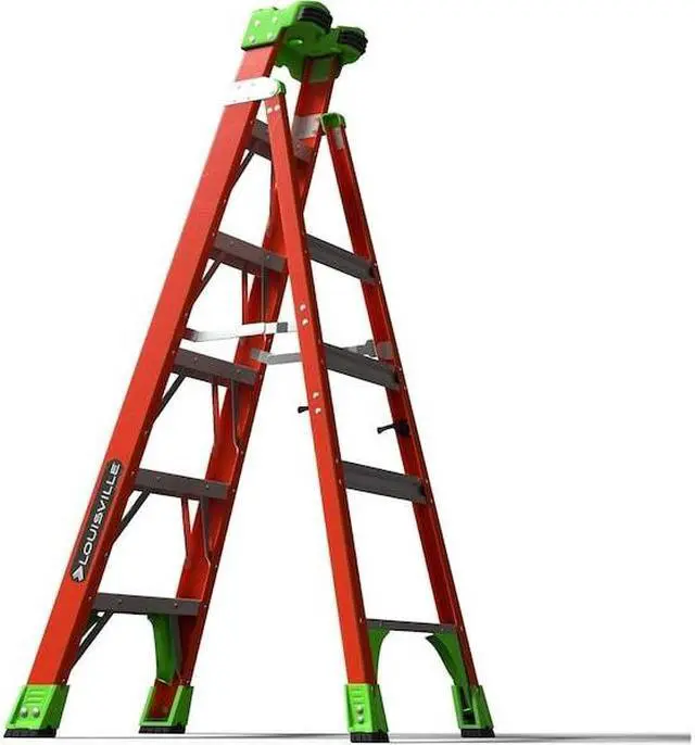 Alt view image 6 of 8 - LOUISVILLE FXS1504 4 ft. Fiberglass Stepladder
