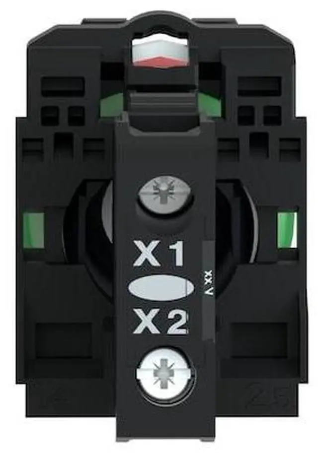 Alt view image 3 of 6 - SCHNEIDER ELECTRIC XB5AVG4 Pilot Light Complete,Red,LED