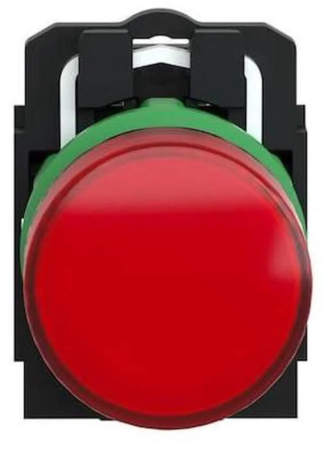 Alt view image 2 of 6 - SCHNEIDER ELECTRIC XB5AVG4 Pilot Light Complete,Red,LED