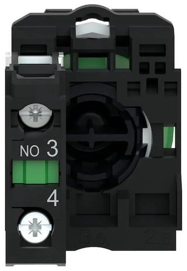 Alt view image 4 of 6 - SCHNEIDER ELECTRIC XB5AA31 Flush Push Button Operator, 22 mm, 1NO, Green