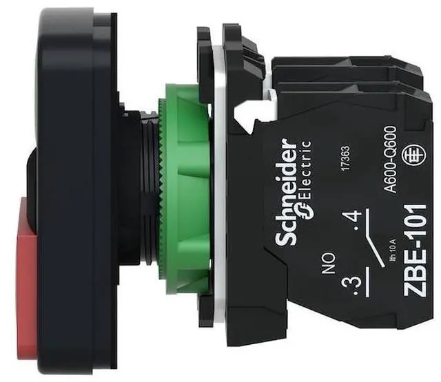 Alt view image 3 of 5 - SCHNEIDER ELECTRIC XB5AL73415 Multihead Operator, 22 mm, 1NO/1NC, Rectangular