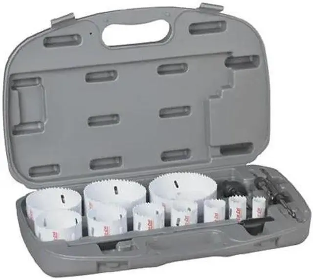 Alt view image 3 of 8 - Drill America Hole Saw Kit (9 Piece Set), DMS04-9308