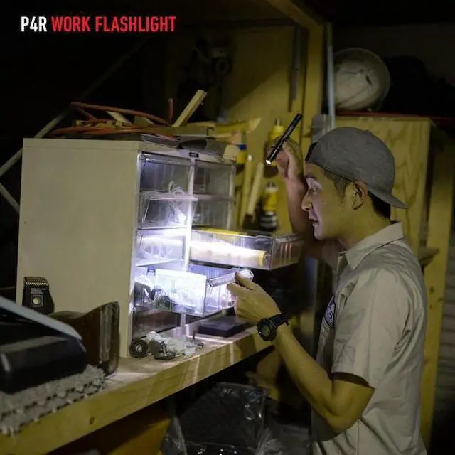Alt view image 7 of 8 - LEDLENSER P4R Work Rechargeable LED Flashlight