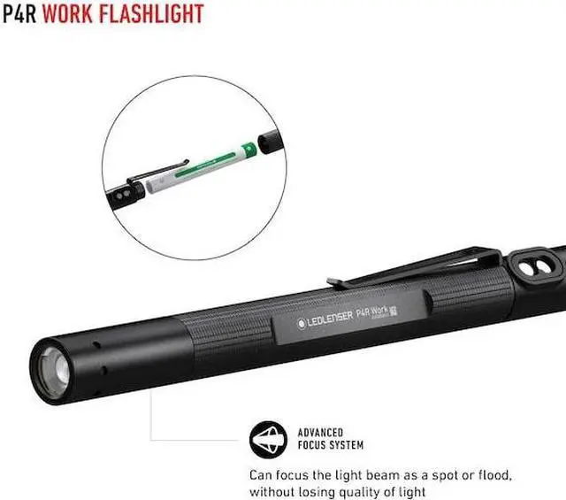 Alt view image 6 of 8 - LEDLENSER P4R Work Rechargeable LED Flashlight