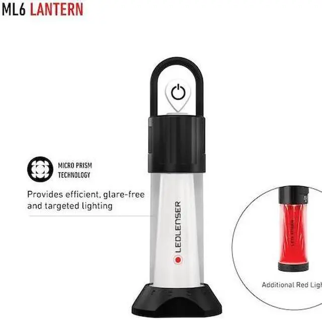 Alt view image 10 of 11 - LEDLENSER iA6R Outdoor Lantern, Rechargeable - Black & Yellow