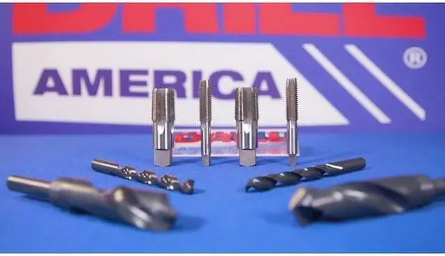 Alt view image 10 of 12 - Drill America m1.6 X .35 HSS Plug Tap and matching 1.25mm HSS Drill Bit in plastic pouch.