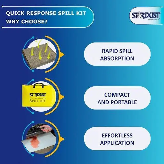 Alt view image 4 of 6 - STARDUST D715 Spill Kit, Chem/Hazmat, Yellow