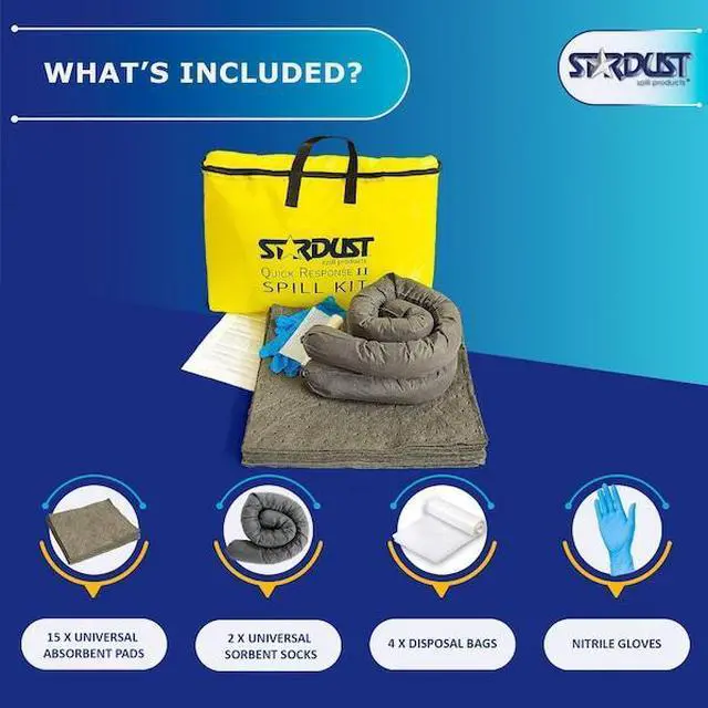 Alt view image 6 of 6 - STARDUST D715 Spill Kit, Chem/Hazmat, Yellow