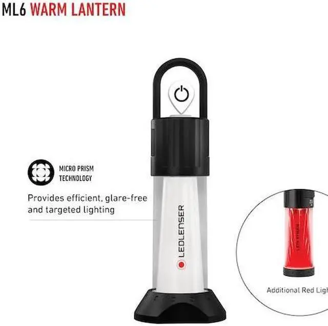 Alt view image 6 of 6 - Ledlenser 502084 ML6 Warm Rechargeable Outdoor Lantern - 750 Lumens