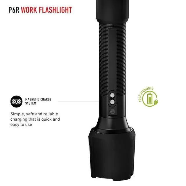 Alt view image 10 of 12 - LEDLENSER P6R Work Rechargeable LED Flashlight - 850 Lumens