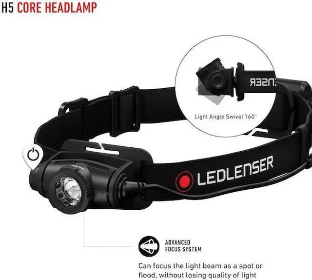 Alt view image 12 of 12 - LEDLENSER H5 Core LED Headlamp - 350 Lumens