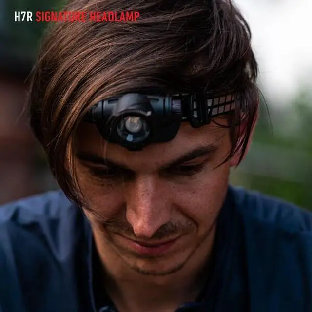 Alt view image 3 of 6 - Ledlenser 880508 H7R Signature Rechargeable Headlamp - 1200 Lumens