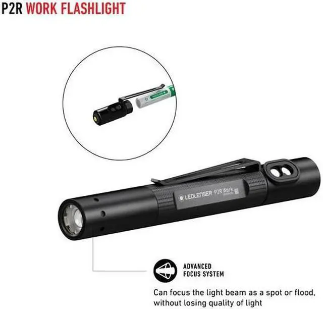 Alt view image 5 of 5 - Ledlenser 880526 P2R Work Rechargeable Pen Light - 110 Lumens