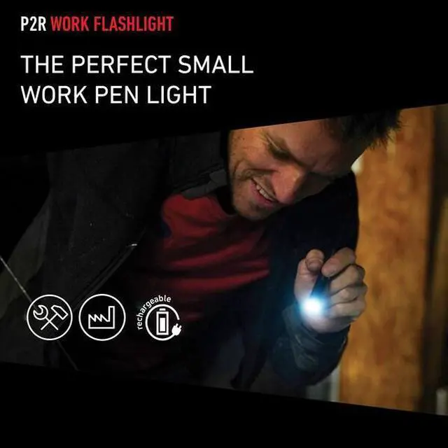 Alt view image 4 of 5 - Ledlenser 880526 P2R Work Rechargeable Pen Light - 110 Lumens