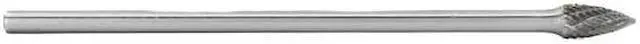 Alt view image 5 of 9 - Drill America DUL Series Solid Carbide Bur, Double Cut, SG5 Tree - Pointed End, 1/4" Shank, 1/2" Head Diameter, 1" Cutting Length, 6" Overall Length (Pack of 1)
