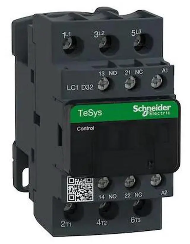 Alt view image 2 of 8 - SCHNEIDER ELECTRIC LC1D32G7 IEC Magnetic Contactor, 1NC/1NO, 120V AC, 3 P,