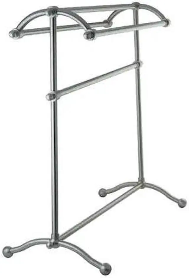 Alt view image 2 of 3 - Kingston Brass CC2298 Free Standing Towel Rack - Satin Nickel