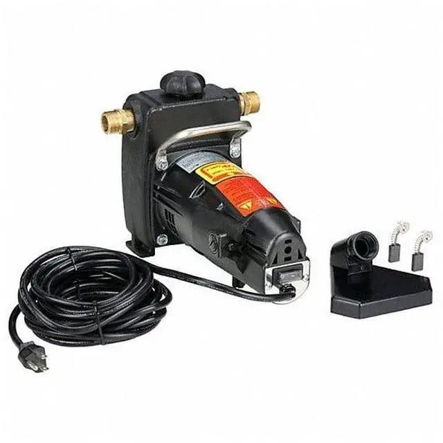 Alt view image 3 of 3 - DAYTON 33RW83 Utility Pump, Phase Single, 1/2 hp, Inlet 3/4 in, Cord Length 20