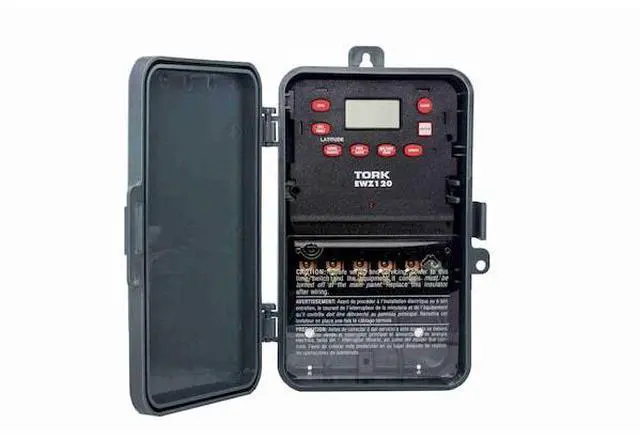 Alt view image 4 of 4 - TORK EWZ120 Electronic Timer,Astro 7 Days,SPDT