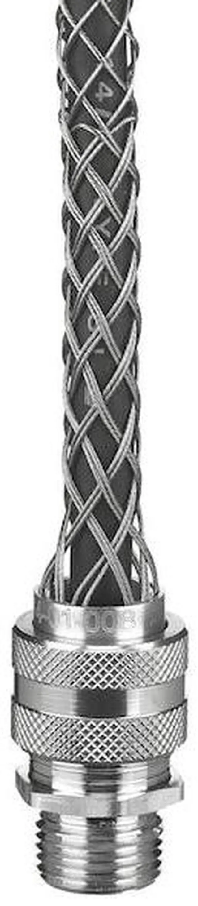 Alt view image 5 of 6 - Hubbell 07401018 Deluxe Cord Grip, Straight Male, 3/4" with Mesh, 0.62"-0.75" Cable