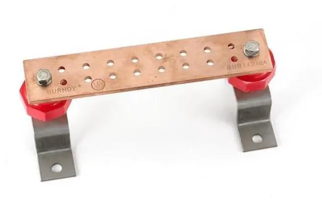 Alt view image 5 of 8 - HUBBELL PREMISE WIRING HBBB14210A Busbar,Grounding and Bonding