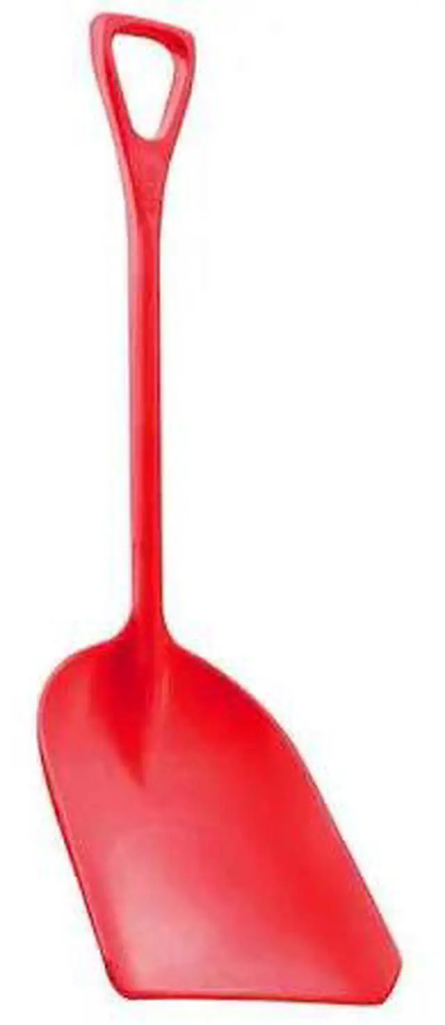 Alt view image 3 of 5 - Plastic Shovel, Red, 14 x 17 In, 42 In L