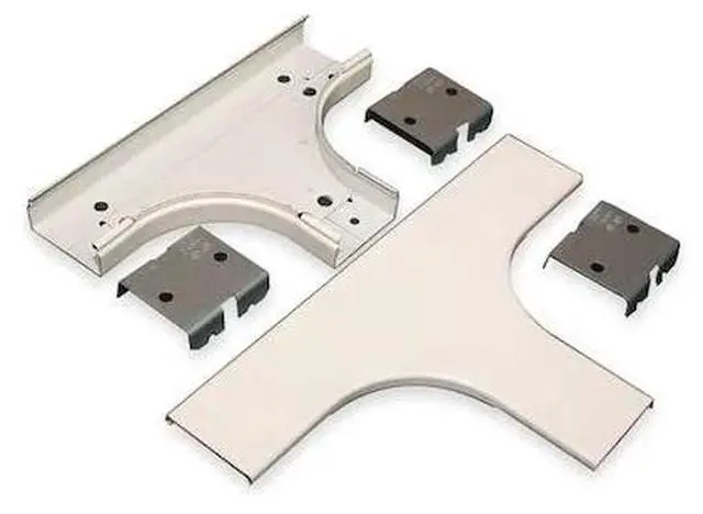 Alt view image 2 of 2 - LEGRAND V2415FO Tee Raceway, 2400 Series, 2 Channel, 3.875 in W, 0.88 in H,