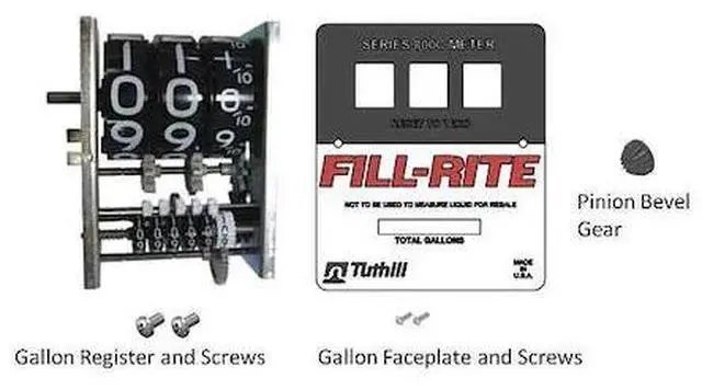 Alt view image 2 of 2 - Register and Faceplate Kit FILL-RITE KIT800GR