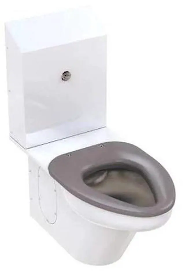 Alt view image 2 of 2 - BESTCARE WH2142-2802-1.6 Ligature Resistant Toilet, 1.6 gpf, Not Applicable,