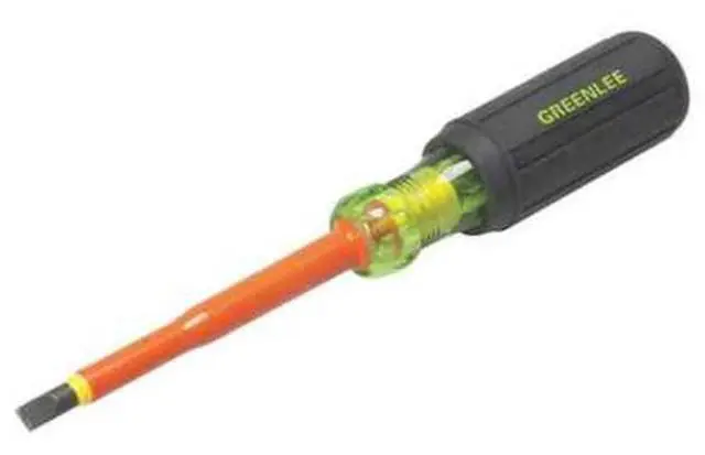 Alt view image 2 of 2 - GREENLEE 0153-11-INS Insulated Slotted Screwdriver 1/4 in Round
